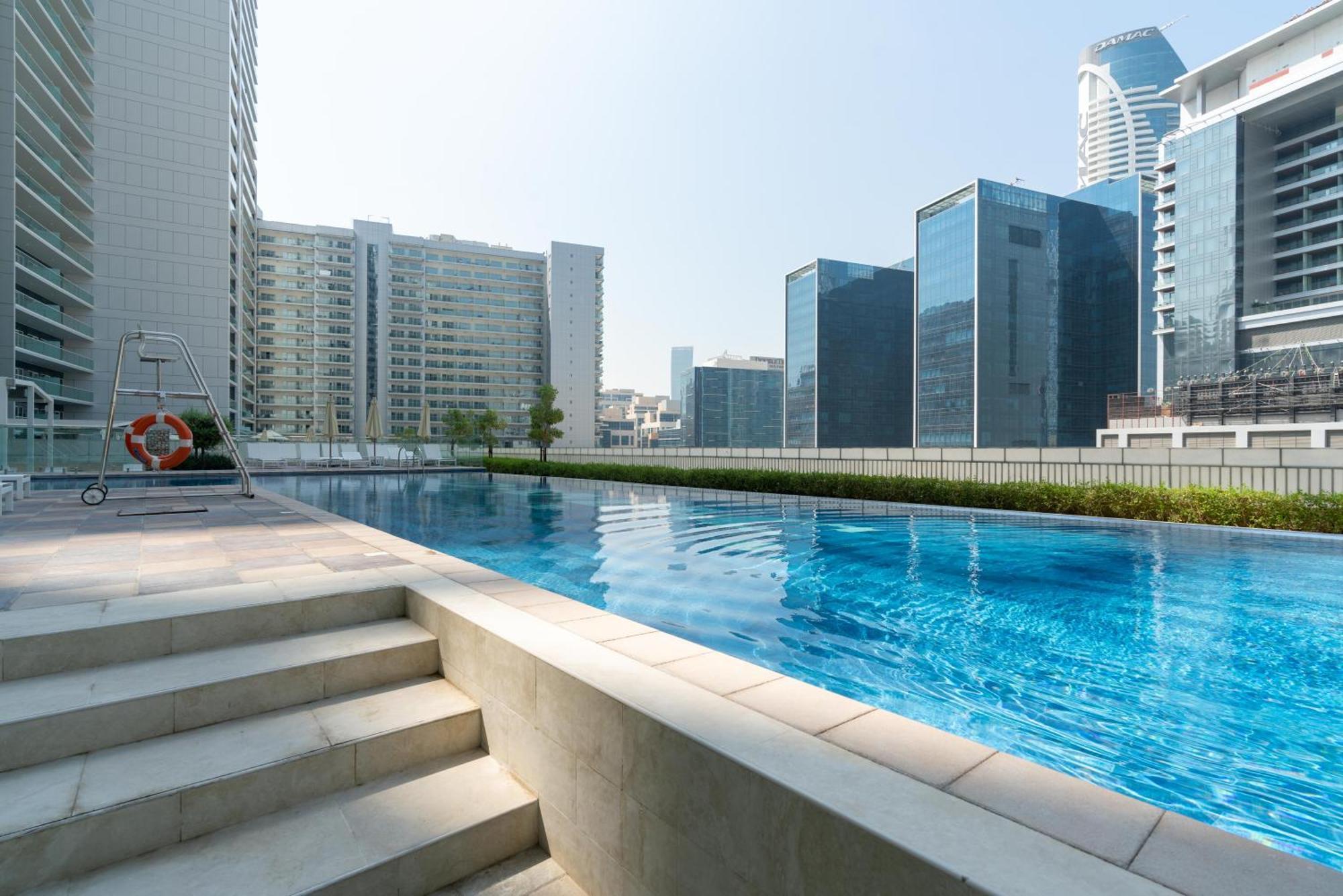 Delightful 2Br Apartment At Reva Residences 迪拜 外观 照片