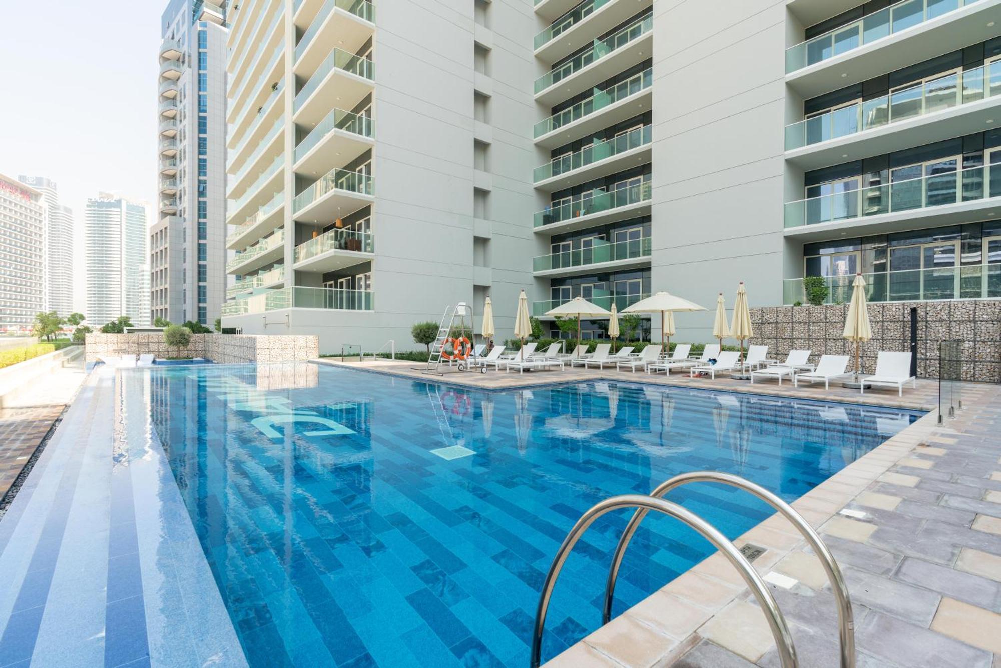 Delightful 2Br Apartment At Reva Residences 迪拜 外观 照片